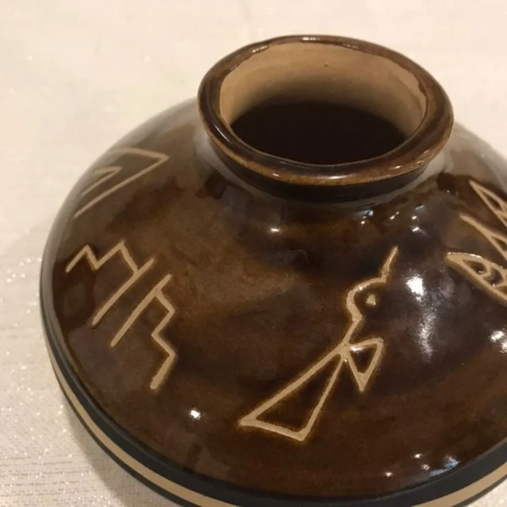 Saguaro Stoneware Vase Native Art